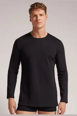 intimissimi Camiseta de Manga Larga en Cálido Algodón Hombre Tamaño XXL