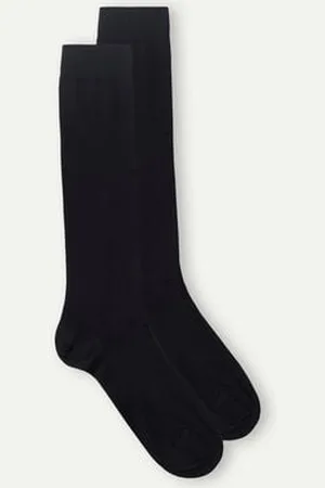 intimissimi Calcetines Largos en Algodón Superior Elástico Hombre Tamaño 44-45