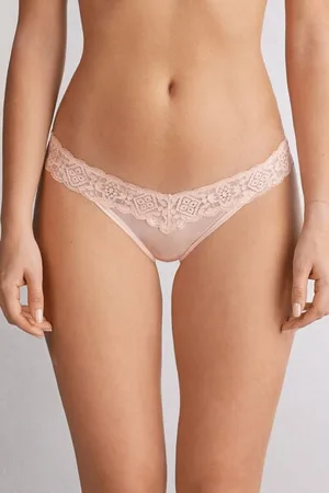 intimissimi Brasileña de Encaje y Microfibra Estilo de los Años 80 Mujer Tamaño M