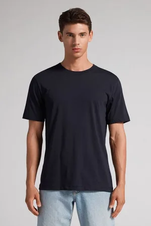 intimissimi Camiseta de Corte Recto de Algodón Superior Extrafino Hombre Tamaño XL