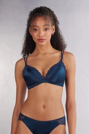 intimissimi Sujetador de Triángulo de Seda y Encaje Tiziana Mujer Tamaño 85B