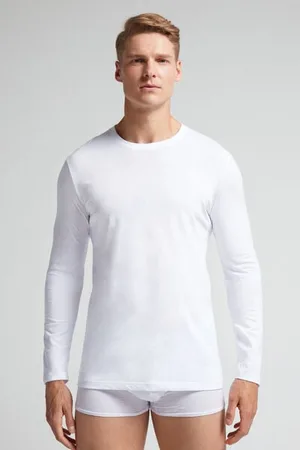 intimissimi Camiseta de manga larga en algodón superior de hombre Hombre Tamaño XXL