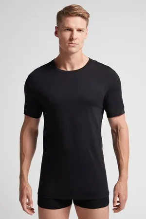intimissimi Camiseta con cuello redondo de algodón superior Hombre Tamaño XL