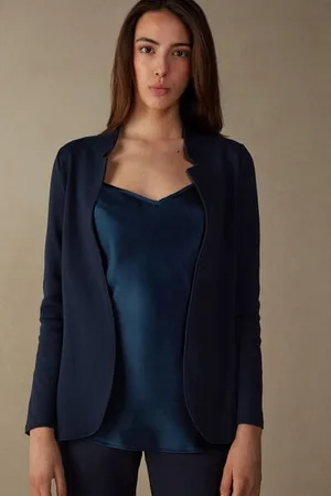 intimissimi Cárdigan Manga Larga en Interlock de Algodón Mujer Tamaño L
