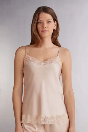 intimissimi Top en Encaje y Seda Mujer Tamaño XL