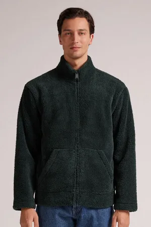 intimissimi Sudadera Efecto Peluche con Cremallera Hombre Tamaño S/M