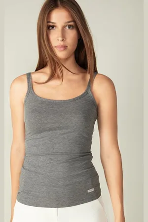 intimissimi Top de tirantes para mujer de algodón Mujer Tamaño M