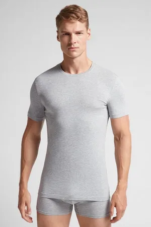 intimissimi Camiseta manga corta de algodón ajustada Hombre Tamaño M