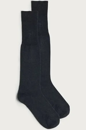 intimissimi Calcetines Largos de Algodón de Invierno Hombre Tamaño 40-41