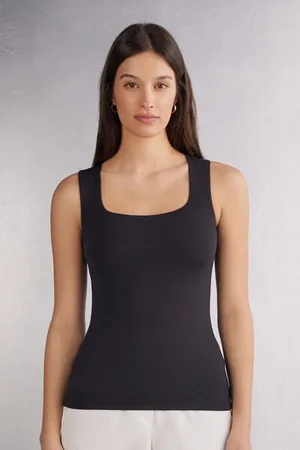 intimissimi Camiseta de Tirantes Anchos en Fresh Bamboo Mujer Tamaño L