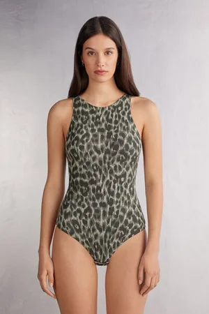 intimissimi Body con tirantes anchos Fresh Bamboo Estampado Safari Animal Mujer Tamaño M