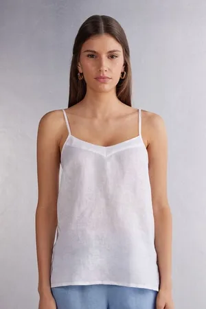 intimissimi Top en Tela de Lino Mujer Tamaño S