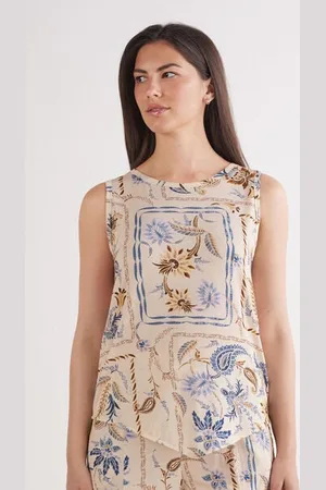 intimissimi Camiseta de Tirantes Anchos Fresh Bamboo Italian Riviera Mujer Tamaño M