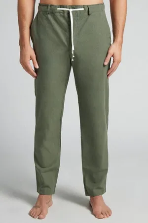 intimissimi Pantalón Largo de Lino y Algodón Hombre Tamaño XXL