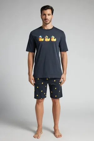 intimissimi Pijama Corto Algodón Estampado Patitos Hombre Tamaño XXL
