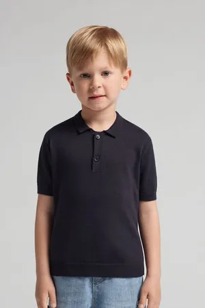 intimissimi Polo Niño de Manga Corta de Punto de Algodón Niño Tamaño 4-5