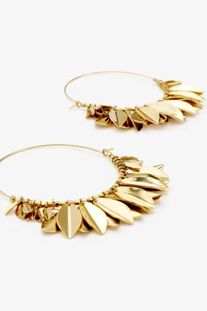 Isabel Marant Aros Metal Shiny Leaf