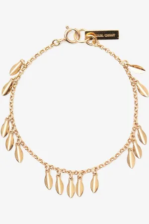 Isabel Marant Pulsera Metal Shiny Leaf