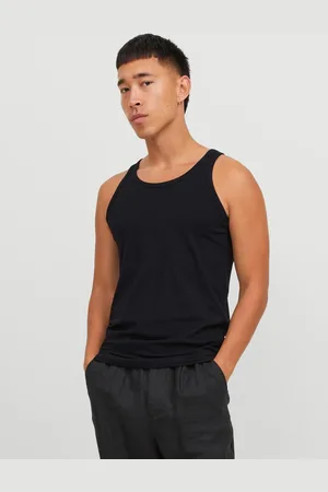 JACK & JONES Paquete De 2 Camiseta De Tirantes Liso Cuello Redondo