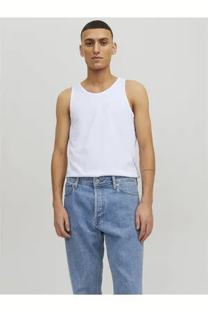 JACK & JONES Paquete De 2 Camiseta De Tirantes Liso Cuello Redondo