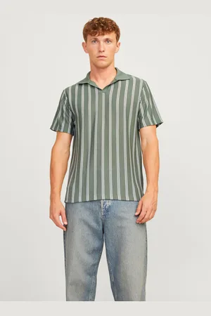 JACK & JONES Polo Rayas Cuello Cubano