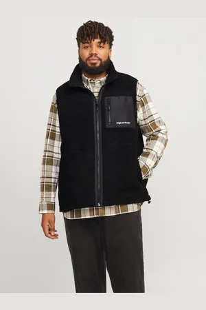 JACK & JONES Plus Size Chaleco De Peluche