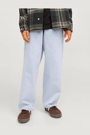 JACK & JONES Jjialex Jjclassic Jj 151 Ln Jnr Vaqueros De Corte Baggy Junior