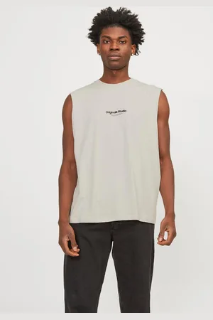 JACK & JONES Camiseta De Tirantes Estampado Cuello Redondo