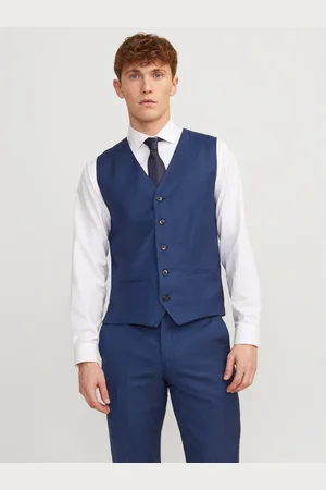 JACK & JONES Jprsolaris Chalecos De Vestir Corte Slim