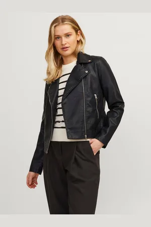 JJXX Jxgail Chaqueta Estilo Biker De Cuero Sintético