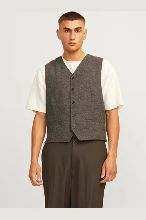 JACK & JONES Jprwinter Chalecos De Vestir Corte Regular