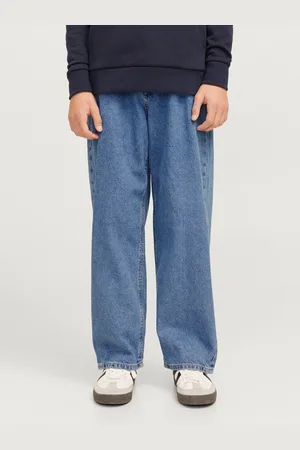 JACK & JONES Jjialex Jjoriginal Sq 042 Jnr Vaqueros De Corte Baggy Junior