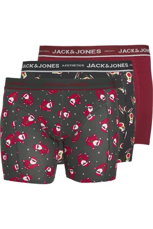 JACK & JONES Plus Size X-mas Paquete De 3 Boxers