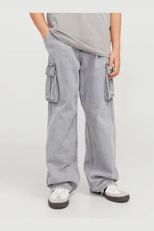 JACK & JONES Jjialex Jjcargo Akm 313 Ln Jnr Vaqueros De Corte Baggy Junior