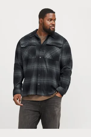 JACK & JONES Plus Size Sobrecamisa Corte Relaxed