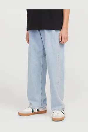 JACK & JONES Jjialex Jjoriginal Sq 851 Noos Jnr Vaqueros De Corte Baggy Junior