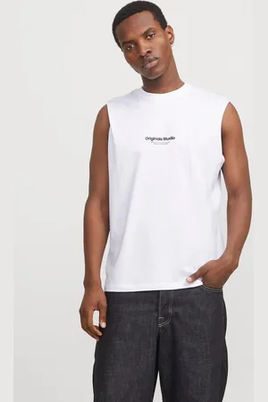JACK & JONES Paquete De 2 Camiseta De Tirantes Estampado Cuello Redondo
