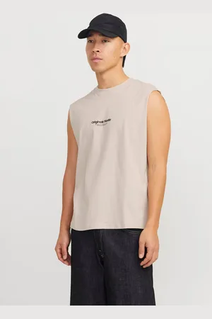 JACK & JONES Paquete De 2 Camiseta De Tirantes Estampado Cuello Redondo