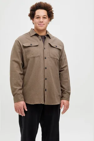 JACK & JONES Plus Size Sobrecamisa Corte Comfort