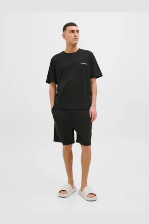 JACK & JONES Paquete De 2 Conjunto De Ropa De Descanso Liso Cuello Redondo