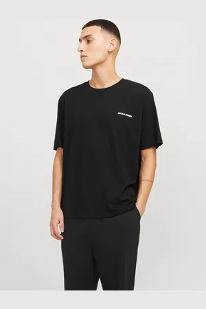 JACK & JONES Paquete De 2 Conjunto De Ropa De Descanso Liso Cuello Redondo