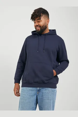 JACK & JONES Plus Size Sudadera Con Capucha Liso