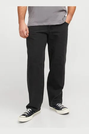 JACK & JONES Vaqueros Corte Loose Tiro Alto Plus