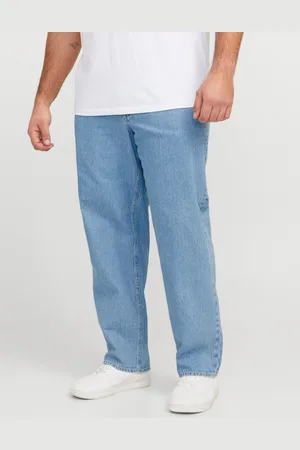 JACK & JONES Vaqueros Corte Loose Tiro Alto Plus