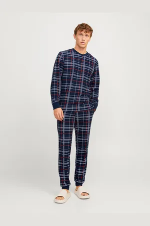 JACK & JONES Conjunto De Ropa De Descanso All Over Print Cuello Redondo