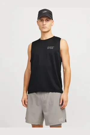 JACK & JONES Camiseta De Tirantes Estampado Cuello Redondo