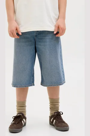 JACK & JONES Corte Baggy Shorts Vaqueros Junior