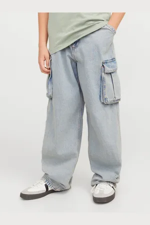 JACK & JONES Jjialex Jjcargo Akm 311 Ln Jnr Vaqueros De Corte Baggy Junior