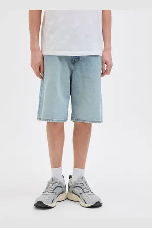JACK & JONES Corte Baggy Shorts Vaqueros Junior