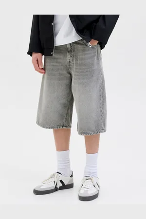 JACK & JONES Corte Baggy Shorts Vaqueros Junior